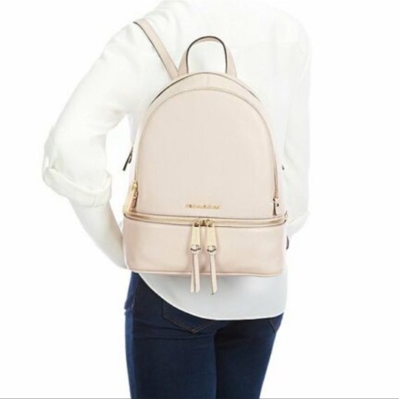 Michael Kors Pink Rhea Backpack - Picture 2 of 4